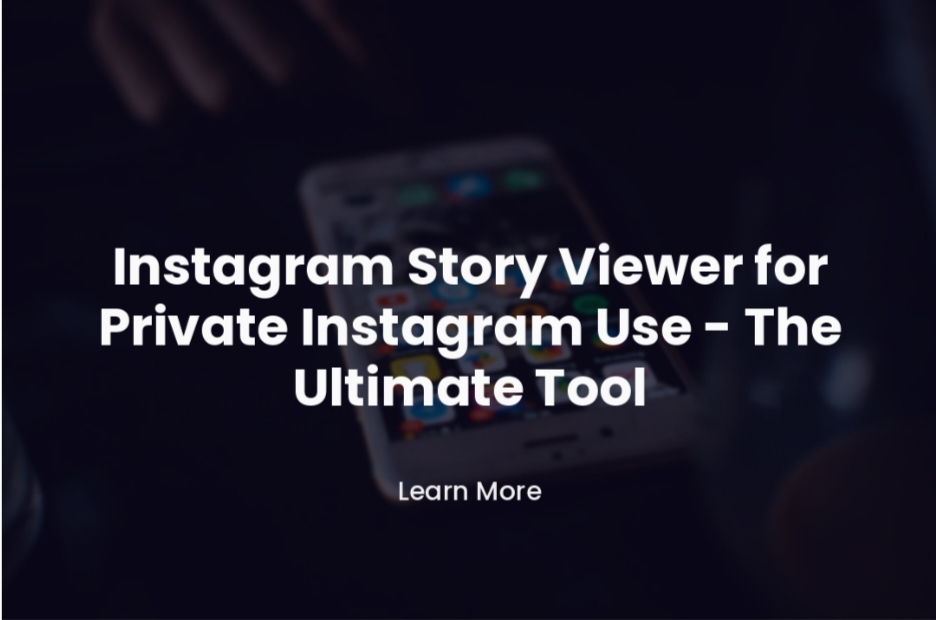 Instagram Story Viewer for Private Instagram Use – The Ultimate Tool