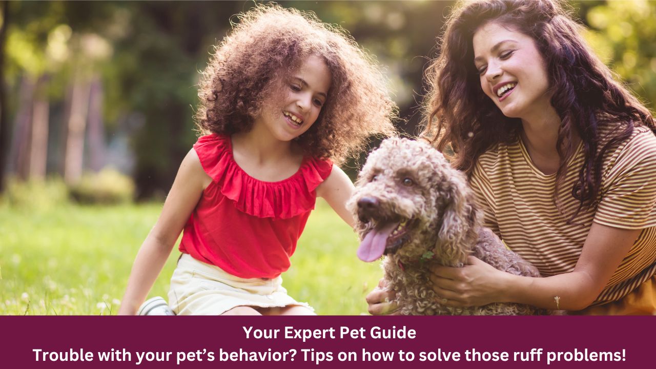 Your Expert Pet Guide Trouble with your pet’s behavior? Tips on how to solve those ruff problems!